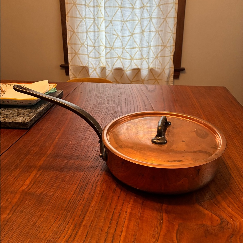 Mauviel Copper Pan with Lid
